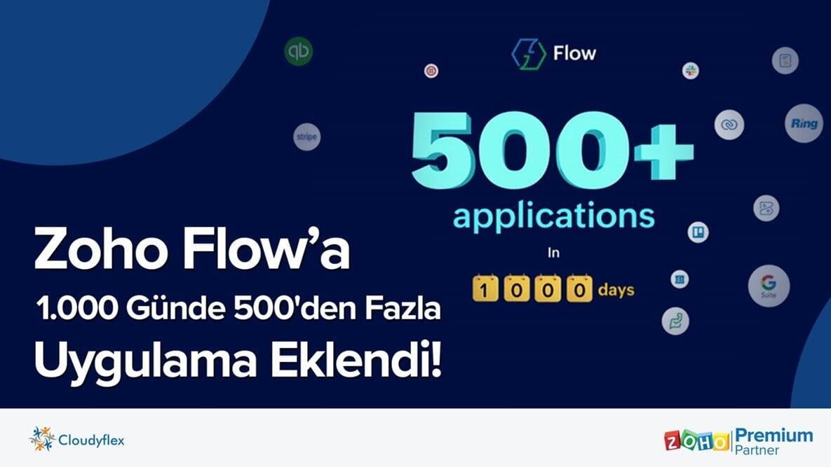 Zoho Flow'a 1.000 Günde 500'den Fazla Uygulama Eklendi!